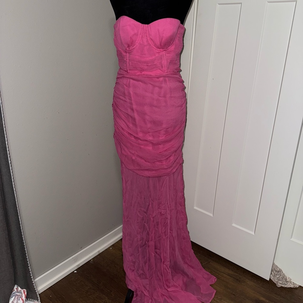 Camila Coehlo Loire Gown in Pink Medium Dress - Picture 4 of 11